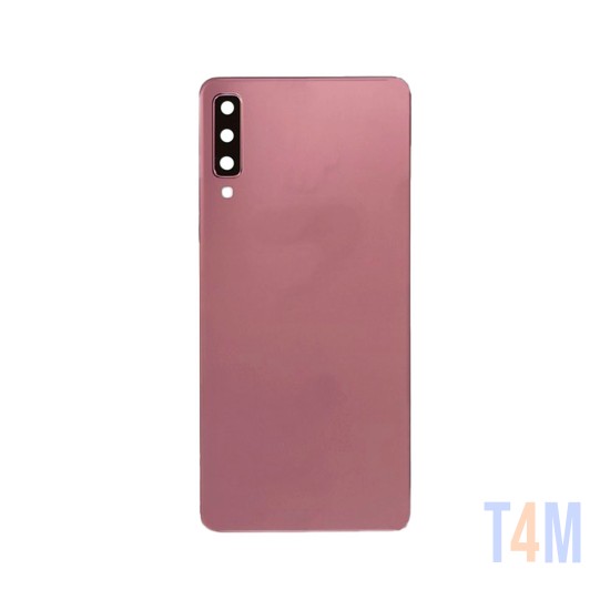 Tampa Traseira+Lente de Câmera Samsung Galaxy A7 2018/A750 Rosa